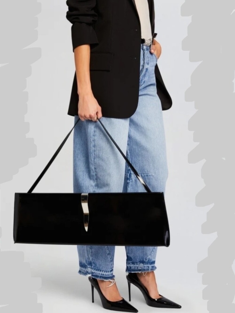 Retrofete Ruth Large Shoulder Bag - Black